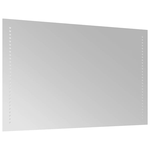 vidaXL Badrumsspegel LED 80x50 cm