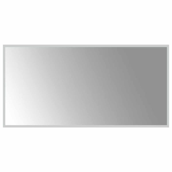 vidaXL badeværelsesspejl med LED-lys 100x50 cm
