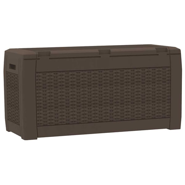 vidaXL Putekasse for hage brun 119x48x60 cm