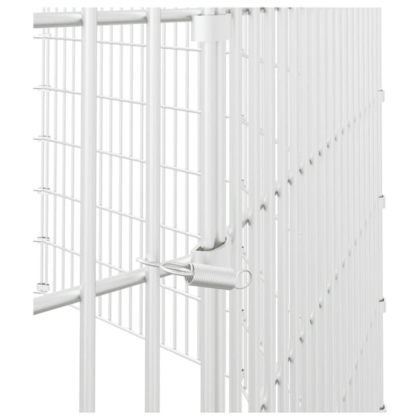 vidaXL 10-panels kaninbur 54x100 cm galvaniseret jern