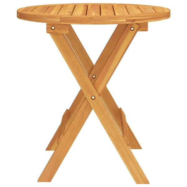 vidaXL Bistrobord Ø46x47 cm heltre akasie
