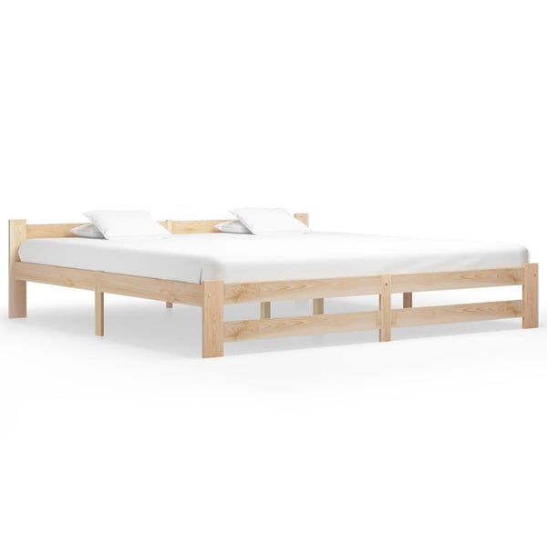 vidaXL Seng/Sengeramme heltre furu 200x200 cm change1