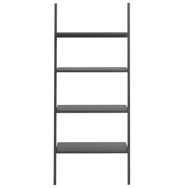 vidaXL Stigehyller 4 etasjer svart 64x34x150,5 cm