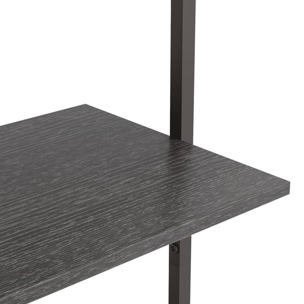 vidaXL Stigehyller 5 etasjer svart 64x35x185 cm