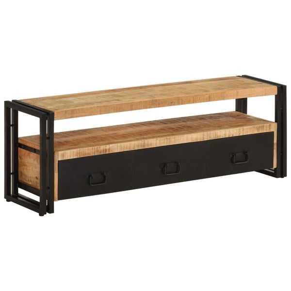 vidaXL tv-bord 120x30x40 cm massivt mangotræ