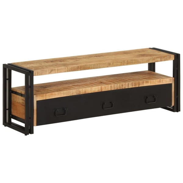 vidaXL tv-bord 120x30x40 cm massivt mangotræ