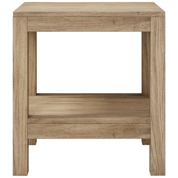 vidaXL badeværelsesbord 45x35x45 cm massivt teaktræ