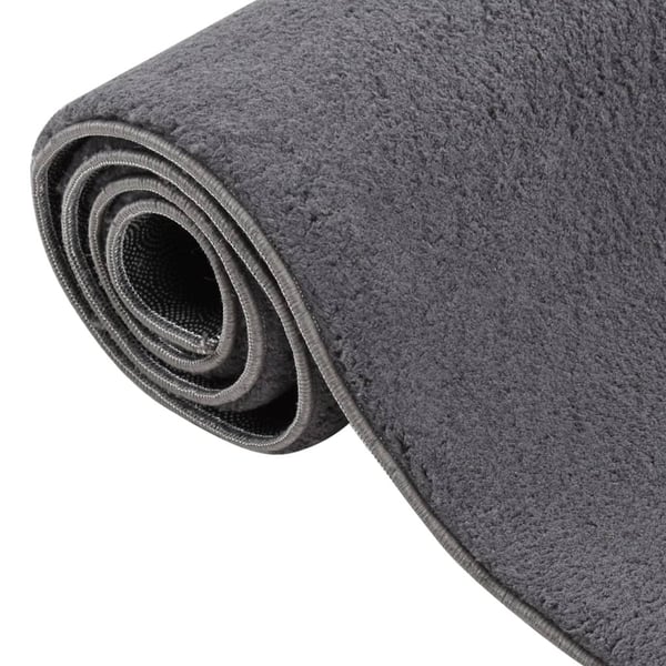 vidaXL Vaskbart teppe mykt kort lugg 160x230 cm sklisikkert antrasitt