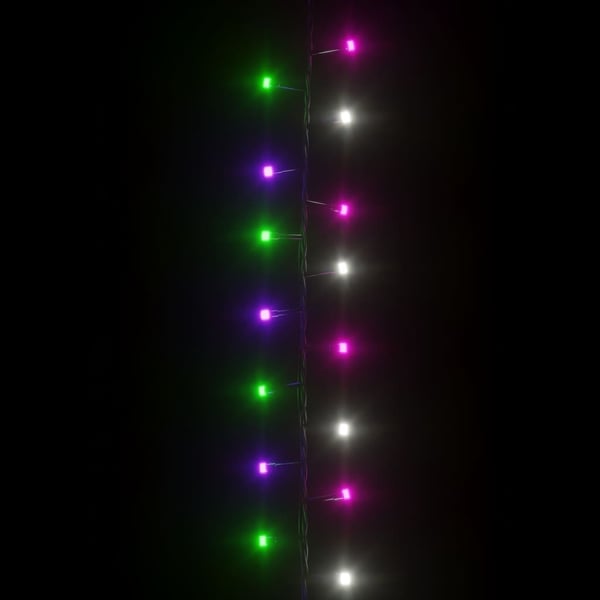 vidaXL Kompakti LED-valonauha 400 LED-valoa monivärinen pastelli 13 m