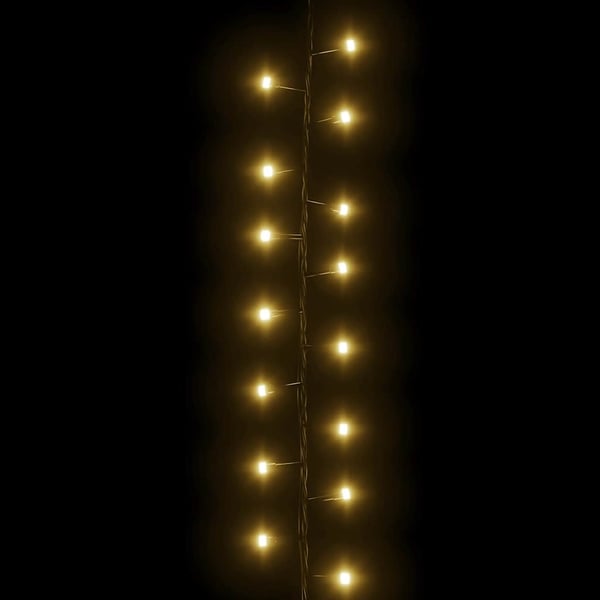 vidaXL LED-strenglys med 3000 lysdioder varmhvit 65 m PVC