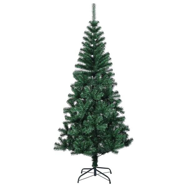 vidaXL Tekojoulukuusi värikkäät oksankärjet 150 cm vihreä PVC