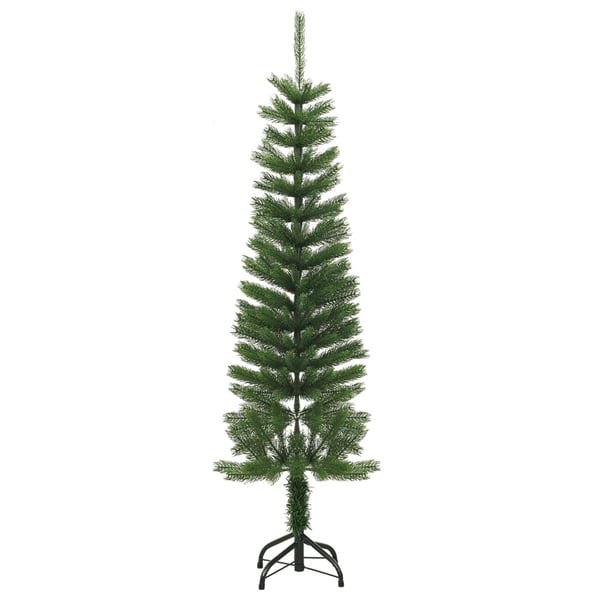 vidaXL Ohut tekojoulukuusi jalustalla 150 cm PE