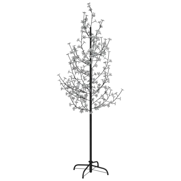 vidaXL LED-tre kirsebærblomst varmhvit 220 lysdioder 220 cm