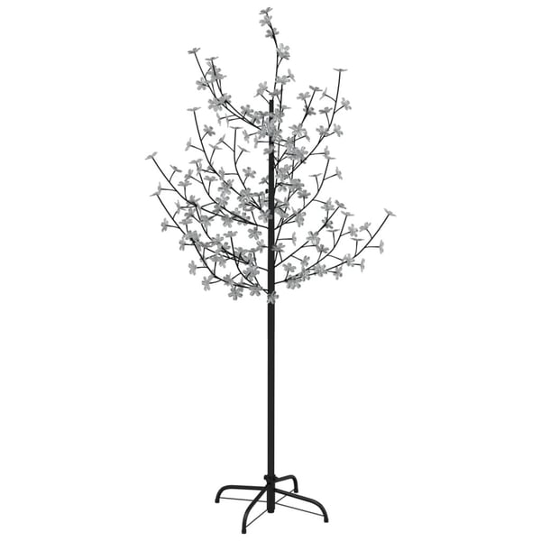 vidaXL LED-tre kirsebærblomst varmhvit 120 lysdioder 150 cm