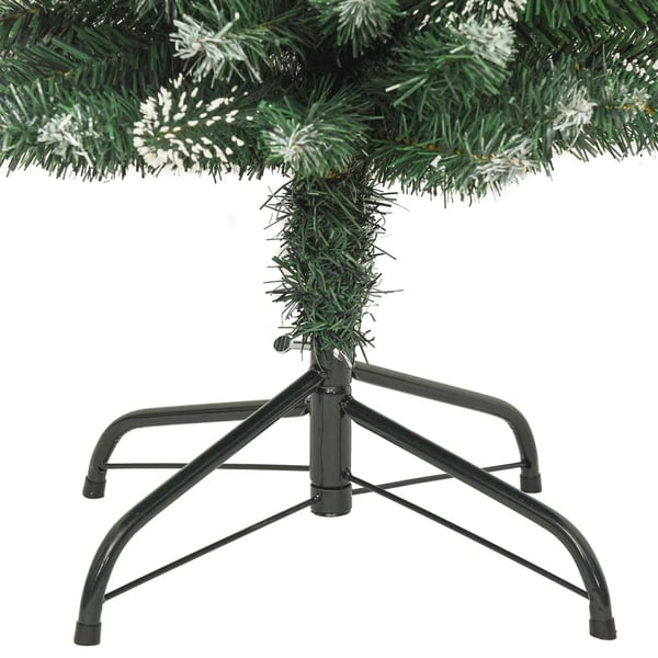 vidaXL Ohut tekojoulukuusi jalustalla 180 cm PVC
