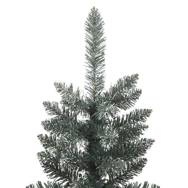 vidaXL Ohut tekojoulukuusi jalustalla vihreä 150 cm PVC
