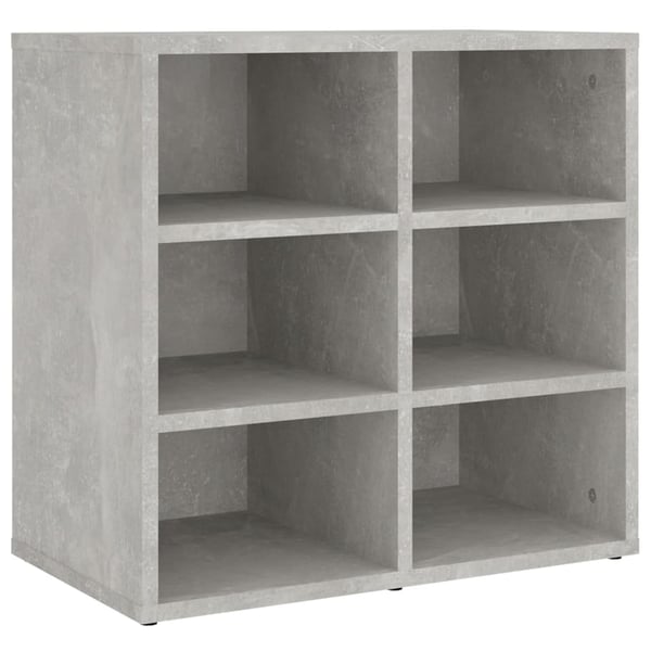 vidaXL Skoskap betonggrå 52,5x30x50 cm