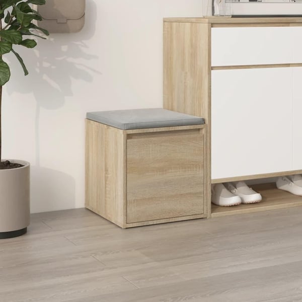 vidaXL Oppbevaringsskap sonoma eik 40,5x40x40 cm konstruert tre