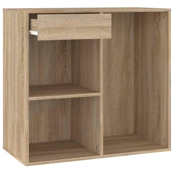 vidaXL Sminkeskap sonoma eik 80x40x75 cm konstruert tre