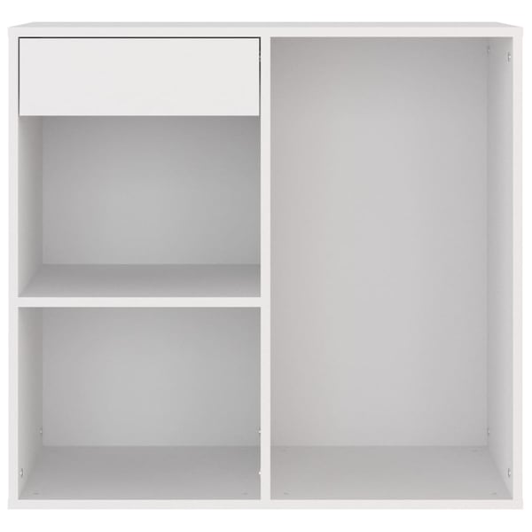 vidaXL Sminkeskap hvit 80x40x75 cm konstruert tre