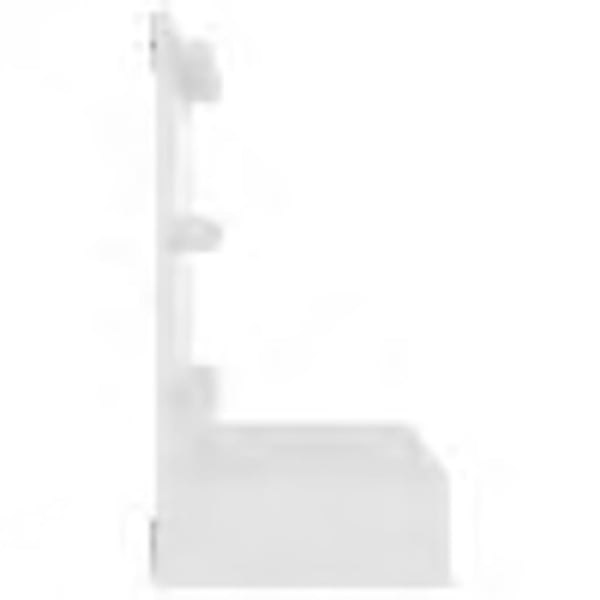 vidaXL Speilskap med LED hvit 60x31,5x62 cm