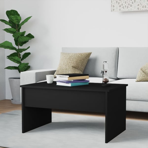 vidaXL sofabord 80x50,5x41,5 cm konstrueret træ sort