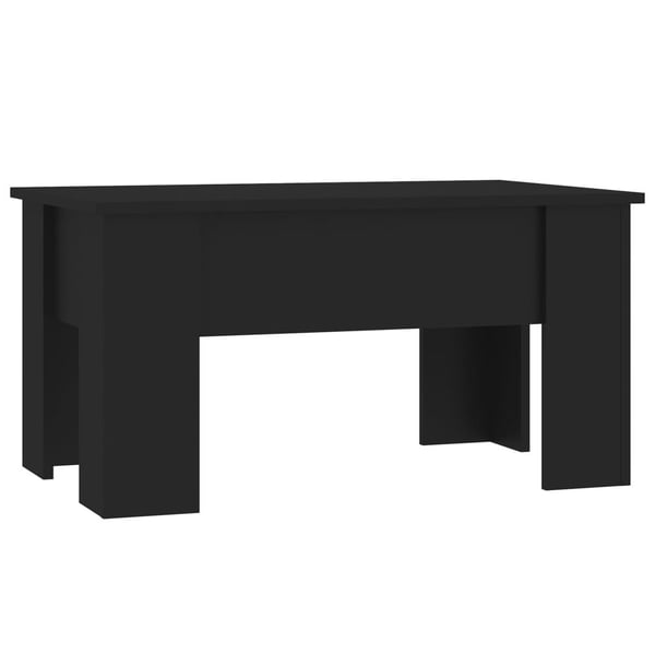 vidaXL sofabord 79x49x41 cm konstrueret træ sort