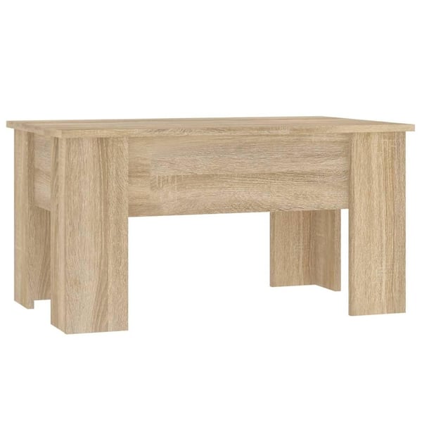 vidaXL Salongbord sonoma eik 79x49x41 cm konstruert tre