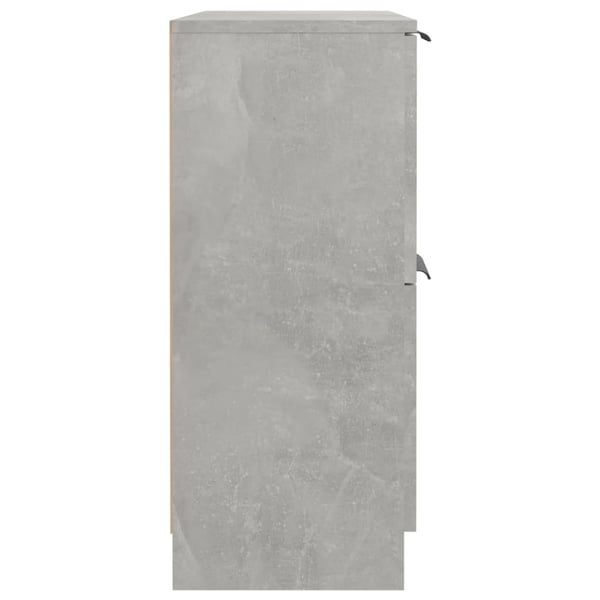 vidaXL Skjenk betonggrå 60x30x70 cm konstruert tre