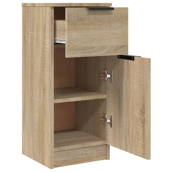 vidaXL Skjenk sonoma eik 30x30x70 cm konstruert tre