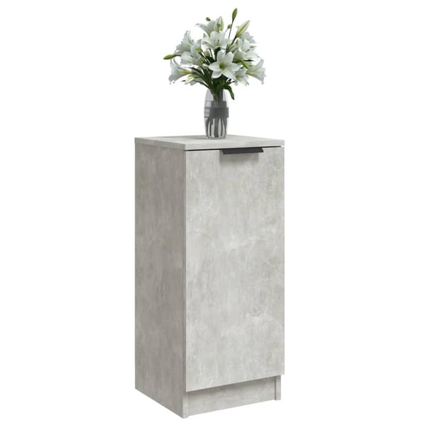 vidaXL Senkit 2 kpl betoninharmaa 30x30x70 cm tekninen puu