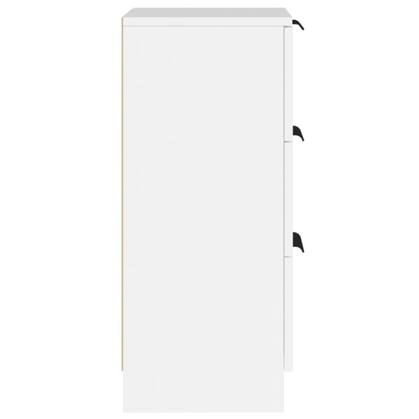 vidaXL Skjenk hvit 30x30x70 cm konstruert tre