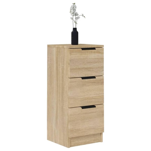 vidaXL Skjenker 2 stk sonoma eik 30x30x70 cm konstruert tre