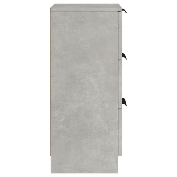 vidaXL Skänk betonggrå 30x30x70 cm konstruerat trä