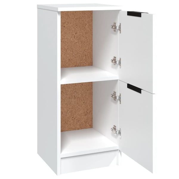 vidaXL Skjenk hvit 30x30x70 cm konstruert tre