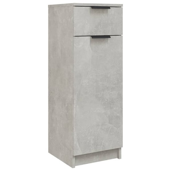 vidaXL Baderomsskap betonggrå 32x34x90 cm konstruert tre