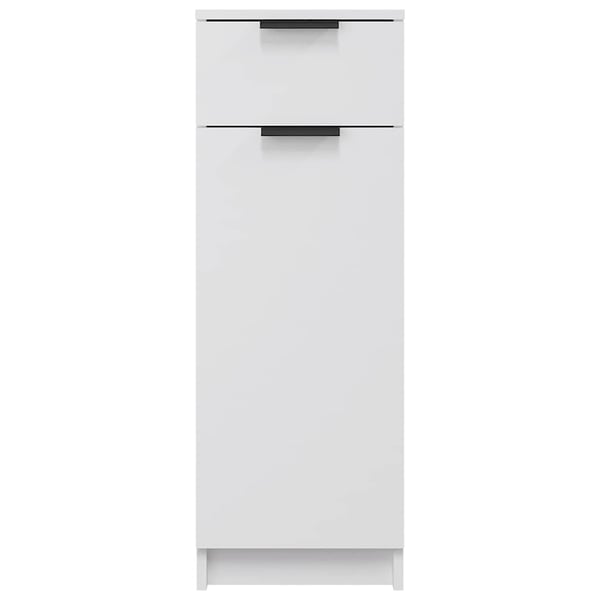 vidaXL Baderomsskap hvit 32x33,5x90 cm konstruert tre