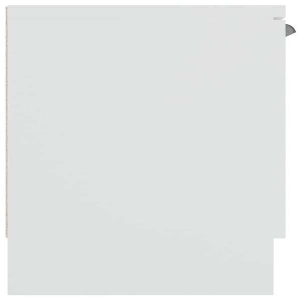 vidaXL TV-benk hvit 102x35x36,5 cm konstruert tre