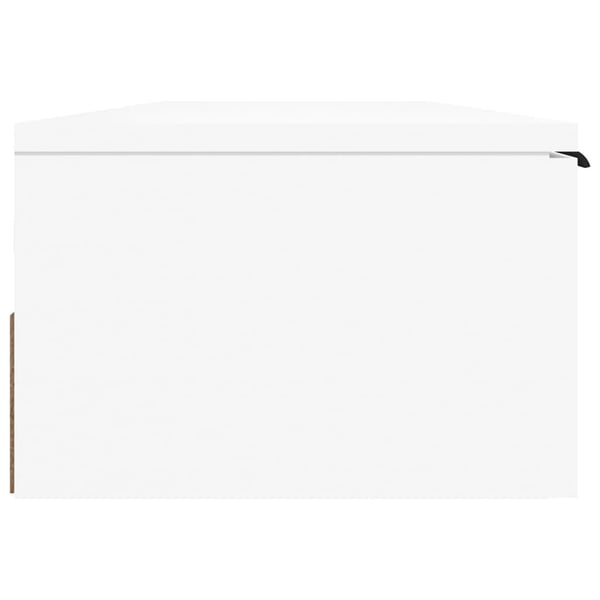 vidaXL Veggskap hvit 102x30x20 cm konstruert tre