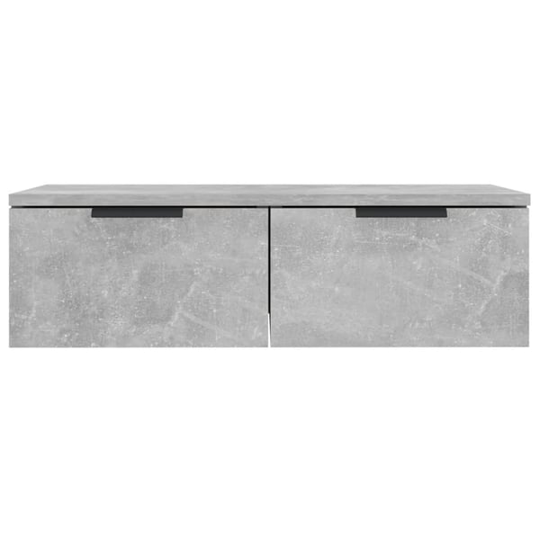 vidaXL vægskab 68x30x20 cm konstrueret træ betongrå