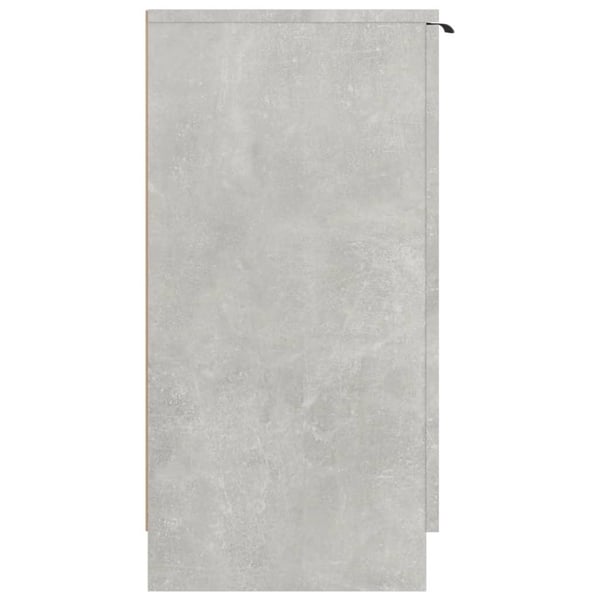 vidaXL Skoskap betonggrå 59x35x70 cm konstruert tre