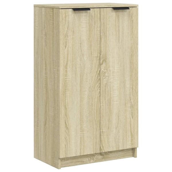 vidaXL Skoskap sonoma eik 59x35x100,5 cm konstruert tre