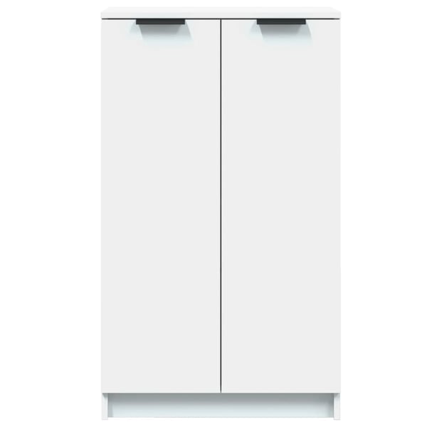 vidaXL Skoskap hvit 59x35x100,5 cm konstruert tre