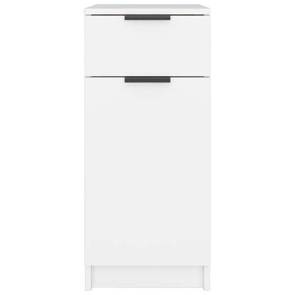 vidaXL skrivebord 33,5x50x75 cm konstrueret træ hvid