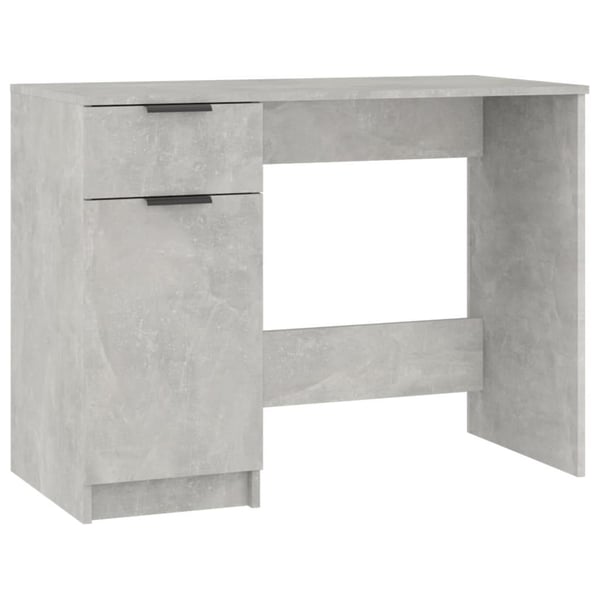 vidaXL Skrivebordskap betonggrå 100x50x75 cm konstruert tre