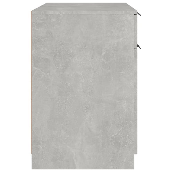 vidaXL Skrivebordskap betonggrå 100x50x75 cm konstruert tre