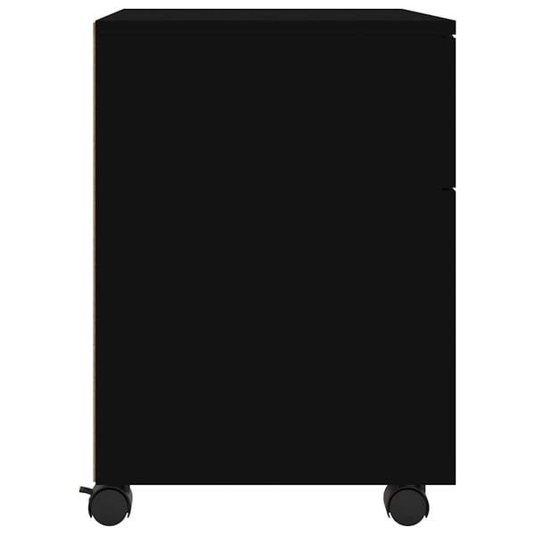 vidaXL Mobilt arkivskap med hjul sonoma eik 45x38x54 cm konstruert tre