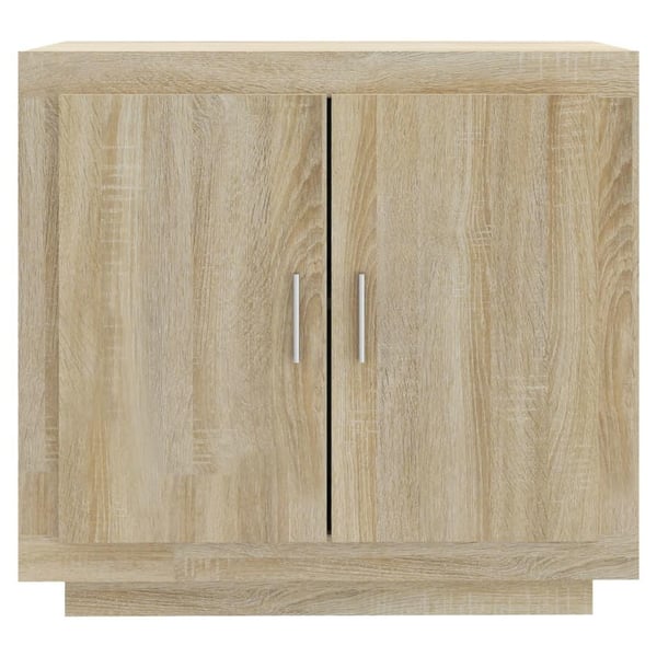 vidaXL Skjenk sonoma eik 80x40x75 cm konstruert tre
