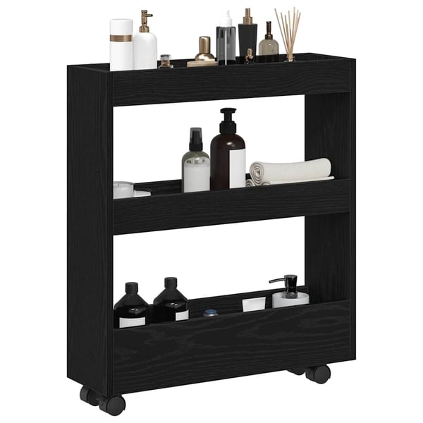 vidaXL Skjenk hvit 69,5x34x90 cm konstruert tre
