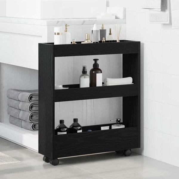 vidaXL Skjenk hvit 69,5x34x90 cm konstruert tre